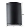 Plafond Wandlamp voor Buiten met LED-Schijnwerper - Alua image 7