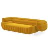 Fluwelen Gestoffeerde Sofa - 3/4 zitplaatsen - Caden image 7