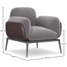 Beklede fluwelen fauteuil - June image 7