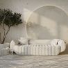Sofa met bekleding van bouclé-stof - 3/4 zitplaatsen - Caden image 7