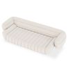 Sofa met bekleding van bouclé-stof - 3/4 zitplaatsen - Caden image 7