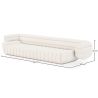 Sofa met bekleding van bouclé-stof - 4/5 zitplaatsen - Caden image 7