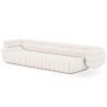 Sofa met bekleding van bouclé-stof - 4/5 zitplaatsen - Caden image 7