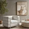 Design fauteuil - Gestoffeerd met veganistisch leer - Lecur image 7