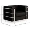 Design fauteuil - Gestoffeerd met veganistisch leer - Lecur image 7
