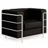 Design fauteuil - Gestoffeerd met veganistisch leer - Lecur image 7