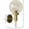 Gouden Wandlamp - Lica image 7