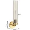 Wandkandelaar Lamp Goud - Corba image 7