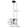 Plafondlamp - Hanglamp - Industrieel ontwerp - Bon image 7