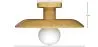 Plafondlamp - Houten Wandlamp - Richmon image 7