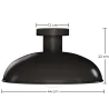 Plafondlamp - Zwarte Plafonnière - Gubi image 7
