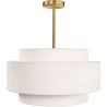  Hanglamp voor aan het Plafond - Stoffen Lampenkap - Braichal image 7