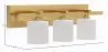 Ouderwetse gouden wandlamp - Wandlamp met 3 lampen - Violet image 7