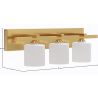 Ouderwetse gouden wandlamp - Wandlamp met 3 lampen - Violet image 7