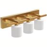 Ouderwetse gouden wandlamp - Wandlamp met 3 lampen - Violet image 7