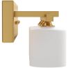 Ouderwetse gouden wandlamp - Wandlamp met 3 lampen - Violet image 7