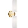 Oude Gouden Wandlamp - 2-Lichts Wandarmatuur - Feru image 7