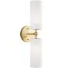 Oude Gouden Wandlamp - 2-Lichts Wandarmatuur - Feru image 7