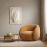 Gebogen fluwelen beklede fauteuil - Cally image 7