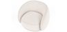 Gebogen fauteuil bekleed met bouclé-stof - Cally  image 7