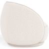 Gebogen fauteuil bekleed met bouclé-stof - Cally  image 7