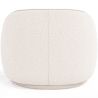 Gebogen fauteuil bekleed met bouclé-stof - Cally  image 7