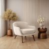 Fluwelen beklede fauteuil - Jenna image 7