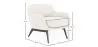 Bouclé beklede fauteuil - Jenna image 7