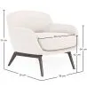 Bouclé beklede fauteuil - Jenna image 7