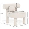 Fauteuil - Bekleed met bouclé - Klena image 7