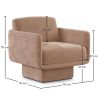 Fluwelen beklede fauteuil - Jackson image 7