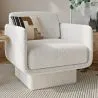 Beklede fauteuil met bouclé stof - Jackson image 7