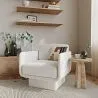 Beklede fauteuil met bouclé stof - Jackson image 7