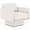 Beklede fauteuil met bouclé stof - Jackson image 7
