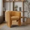 Fluwelen beklede fauteuil - Callum image 7