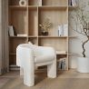Design fauteuil - Bekleed met bouclé stof - Curtis image 7