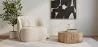 Fluwelen beklede fauteuil - Mykel image 7