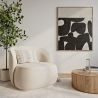 Fluwelen beklede fauteuil - Mykel image 7