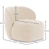 Fluwelen beklede fauteuil - Mykel image 7