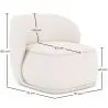 Fauteuil bekleed met bouclé stof - Mykel image 7