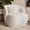 Fauteuil bekleed met bouclé stof - Mykel image 7