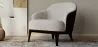 Fluwelen beklede fauteuil - Luc image 7