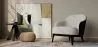 Fluwelen beklede fauteuil - Luc image 7