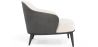 Beklede fauteuil met bouclé stof - Luc image 7