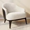Beklede fauteuil met bouclé stof - Luc image 7