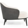 Beklede fauteuil met bouclé stof - Luc image 7
