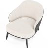 Beklede fauteuil met bouclé stof - Luc image 7