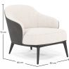 Beklede fauteuil met bouclé stof - Luc image 7