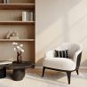 Beklede fauteuil met bouclé stof - Luc image 7