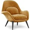 Fluwelen beklede fauteuil - Uyere image 7